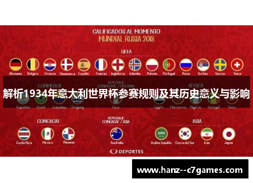 解析1934年意大利世界杯参赛规则及其历史意义与影响